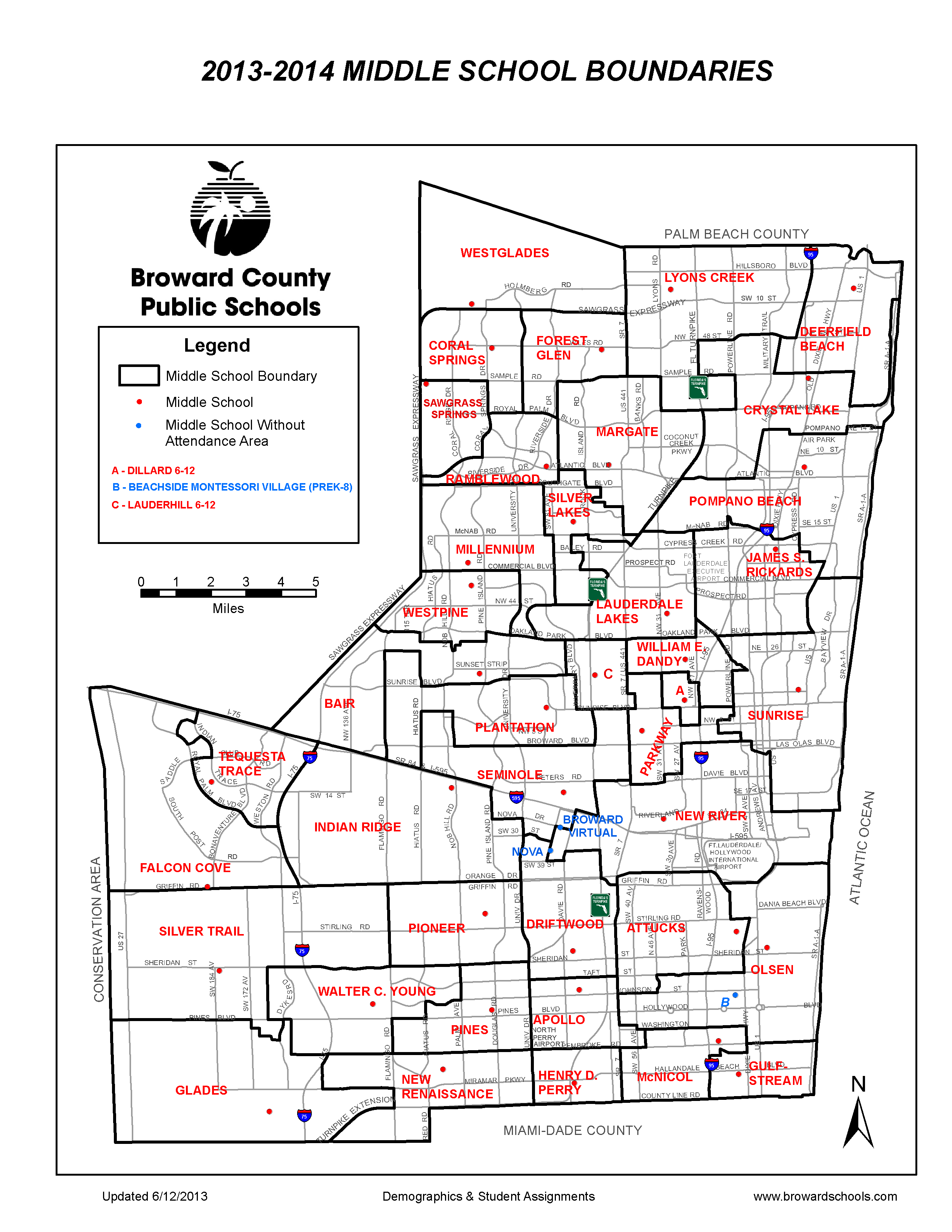 Middle School Boundaries